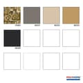 Miniatyrbild 6 av 6: Non woven-tapet design Profhome 370483-GU lätt texturerad matt mönster blank bakgrund färg guld silver svart vit 7,04 m2