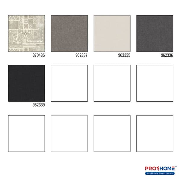 Non woven-tapet design Profhome 370485-GU lätt texturerad glansigt mönster matt bakgrund färg silver grå vit 7,04 m2