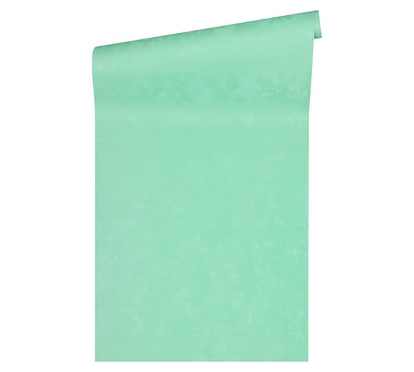 Non woven-tapet uni kulör Profhome 370501-GU lätt texturerad matt mönster blank bakgrund färg grön 7,04 m2