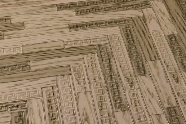 Non woven-tapet trä utseende Profhome 370512-GU lätt texturerad matt färg brun beige 7,04 m2