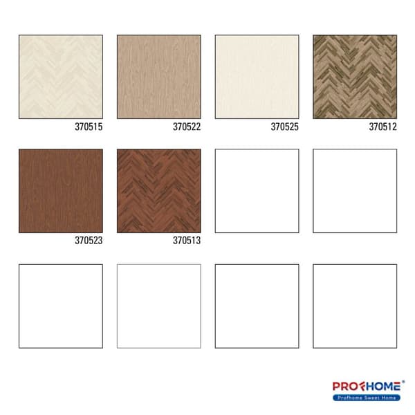 Ikke-vævet tapet træ imitation Profhome 370515-gu lidt tekstureret mat färg fløde beige 7,04 m2