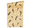 Miniatyrbild 2 av 6: Non woven-tapet fågelmönster Profhome 370532-GU texturerad glansigt mönster matt bakgrund färg guld violett grädde 7,04 m2