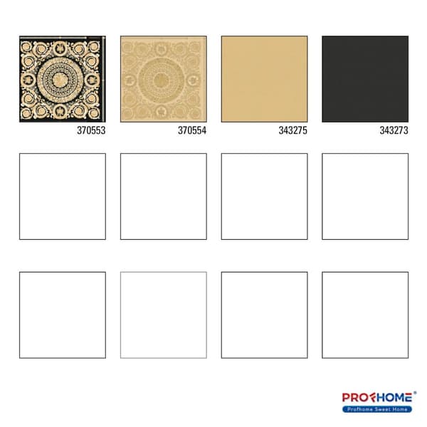 Ikke-vævet tapet ornament Profhome 370553-gu lidt tekstureret blank färg sort guld creme 7,04 m2