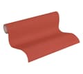 Miniatyrbild 2 av 6: Non woven-tapet uni kulör Profhome 371785-GU lätt texturerad matt färg röd 5,33 m2