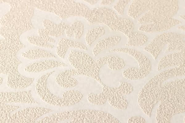 Ikke-vævet tapet glitter Profhome 372703-gu lidt tekstureret glitrende mønster mat baggrund färg beige creme guld 5,33 m2