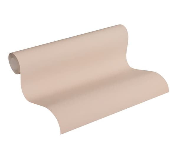 Ikke-vævet tapet ensfarvet Profhome 372726-gu lidt tekstureret glitrende färg beige 5,33 m2