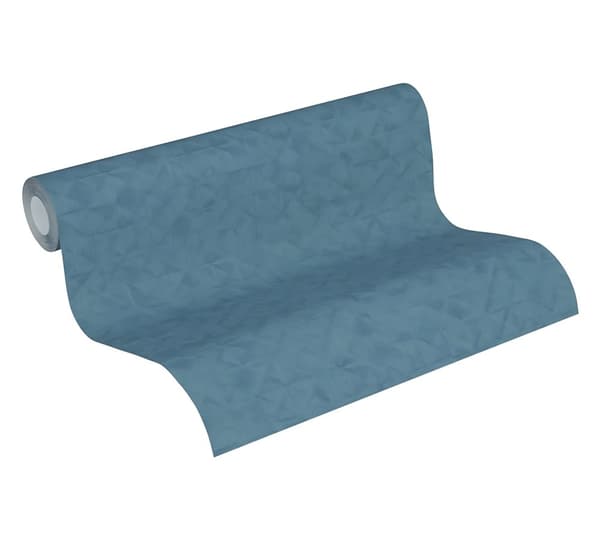 Non woven-tapet uni kulör Profhome 372848-GU slät matt färg blå 5,33 m2