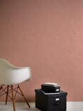 Miniatyrbild 5 av 7: Non woven-tapet uni kulör Profhome 373343-GU lätt texturerad matt färg rosa 5,33 m2