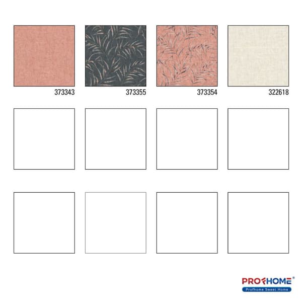 Non woven-tapet uni kulör Profhome 373343-GU lätt texturerad matt färg rosa 5,33 m2