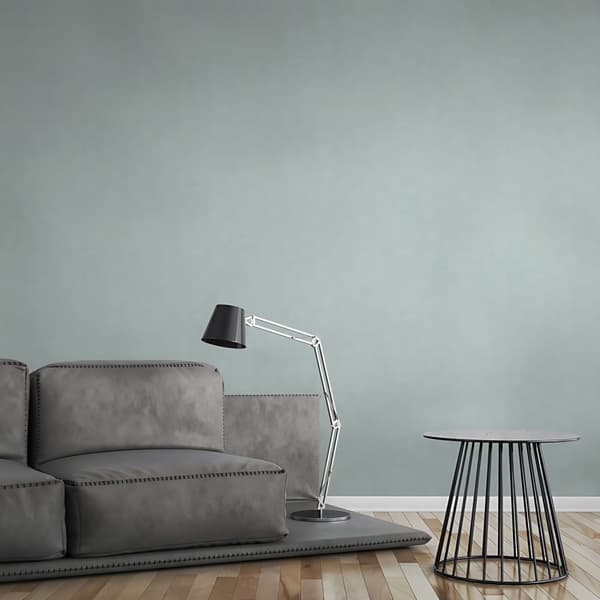 Non woven-tapet uni kulör Profhome 373345-GU lätt texturerad matt färg blå 5,33 m2