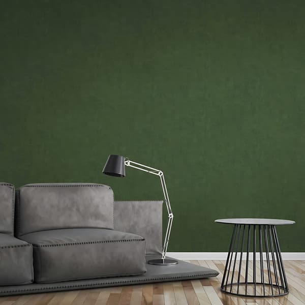 Non woven-tapet uni kulör Profhome 373347-GU lätt texturerad matt färg grön 5,33 m2