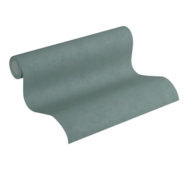 Non woven-tapet uni kulör Profhome 373953-GU lätt texturerad matt färg grön 5,33 m2