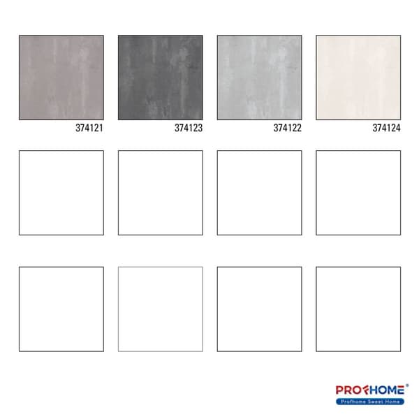 Non woven-tapet uni kulör Profhome 374121-GU lätt texturerad matt färg grå 5,33 m2