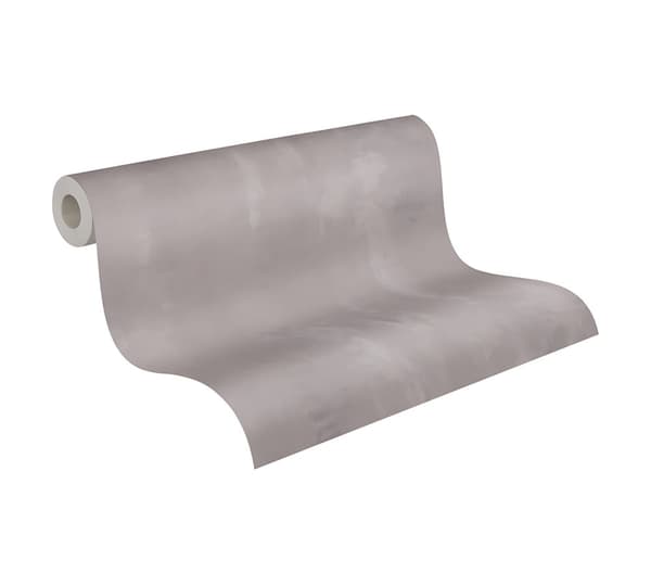 Non woven-tapet uni kulör Profhome 374121-GU lätt texturerad matt färg grå 5,33 m2