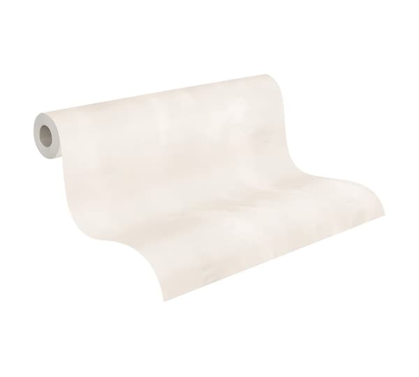 Non woven-tapet uni kulör Profhome 374124-GU lätt texturerad matt färg grädde 5,33 m2