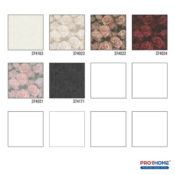 Non woven-tapet uni kulör Profhome 374162-GU lätt texturerad matt färg vit 5,33 m2