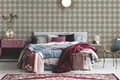 Miniatyrbild 5 av 6: Non woven-tapet geometrisk Profhome 374215-GU lätt texturerad matt färg grå grädde 5,33 m2