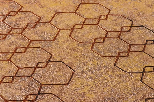 Non woven-tapet begagnad utseende Profhome 374243-GU lätt texturerad glansigt mönster matt bakgrund färg orange guld brun 5,33 m2