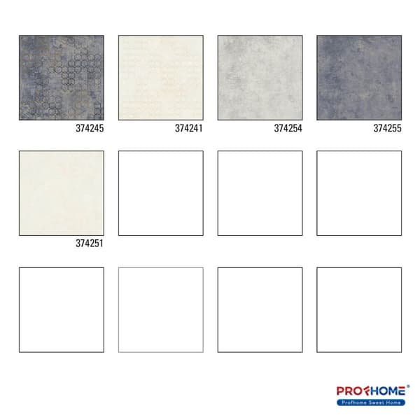 Non woven-tapet begagnad utseende Profhome 374245-GU lätt texturerad glansigt mönster matt bakgrund färg blå guld grå 5,33 m2
