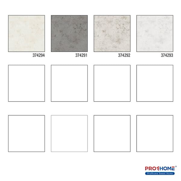 Non woven-tapet uni kulör Profhome 374294-GU lätt texturerad matt färg grädde vit 5,33 m2