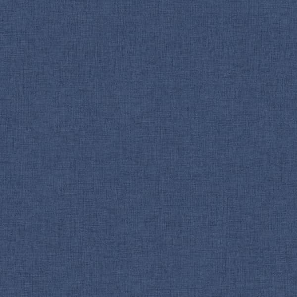 Non woven-tapet uni kulör Profhome 374313-GU lätt texturerad matt färg blå 5,33 m2