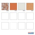 Miniatyrbild 7 av 7: Non woven-tapet blomster Profhome 375204-GU lätt texturerad matt färg orange vit brun 5,33 m2