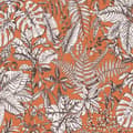 Miniatyrbild 1 av 7: Non woven-tapet blomster Profhome 375204-GU lätt texturerad matt färg orange vit brun 5,33 m2