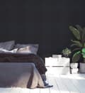 Miniatyrbild 5 av 8: Non woven-tapet geometrisk Profhome 375226-GU lätt texturerad glansigt mönster matt bakgrund färg svart brons brons 5,33 m2