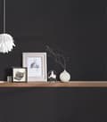 Miniatyrbild 7 av 8: Non woven-tapet geometrisk Profhome 375226-GU lätt texturerad glansigt mönster matt bakgrund färg svart brons brons 5,33 m2