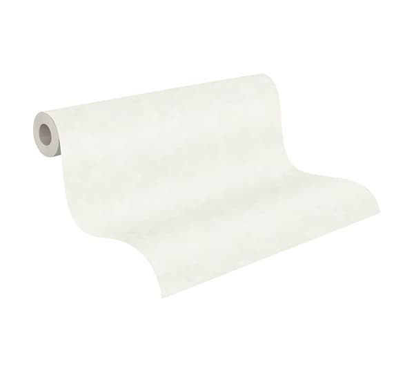 Non woven-tapet uni kulör Profhome 375351-GU lätt texturerad matt färg vit 5,33 m2