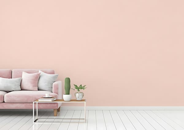 Non woven-tapet uni kulör Profhome 375353-GU lätt texturerad matt färg rosa 5,33 m2