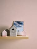 Miniatyrbild 6 av 7: Non woven-tapet uni kulör Profhome 375353-GU lätt texturerad matt färg rosa 5,33 m2