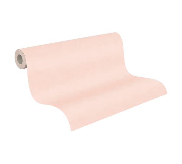 Non woven-tapet uni kulör Profhome 375353-GU lätt texturerad matt färg rosa 5,33 m2