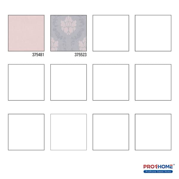 Non woven-tapet uni kulör Profhome 375481-GU slät glansigt mönster matt bakgrund färg rosa 5,33 m2