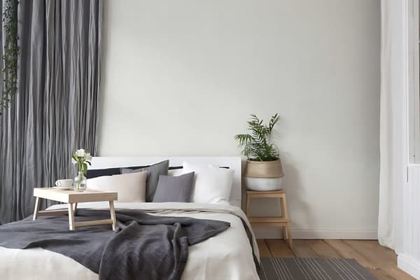 Non woven-tapet uni kulör Profhome 375482-GU slät glansigt mönster matt bakgrund färg grädde 5,33 m2
