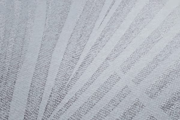Non woven-tapet blomster Profhome 375534-GU lätt texturerad matt färg grå 5,33 m2