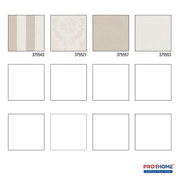 Non woven-tapet traditionell Profhome 375543-GU lätt texturerad matt färg beige grädde 5,33 m2