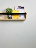 Miniatyrbild 6 av 7: Non woven-tapet uni kulör Profhome 375551-GU lätt texturerad matt färg grädde 5,33 m2