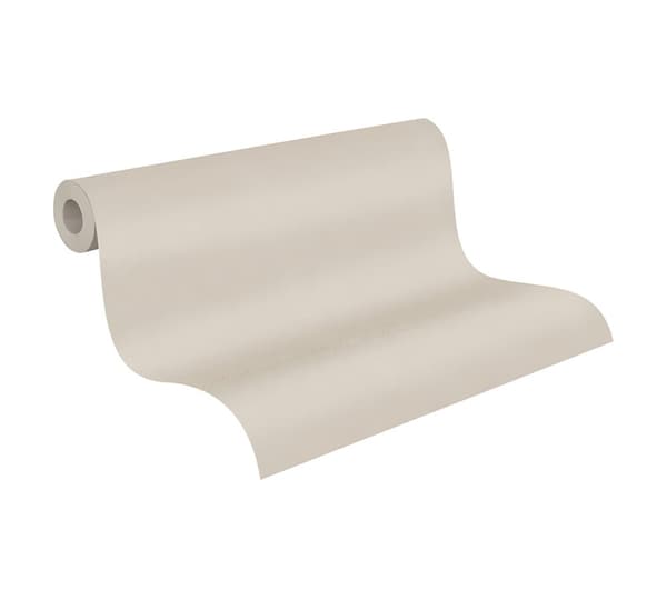 Non woven-tapet uni kulör Profhome 375557-GU lätt texturerad matt färg beige 5,33 m2