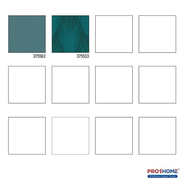 Non woven-tapet uni kulör Profhome 375562-GU lätt texturerad matt färg grön 5,33 m2