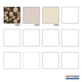 Miniatyrbild 7 av 7: Non woven-tapet blomster Profhome 376501-GU lätt texturerad matt färg rosa grädde grön 5,33 m2