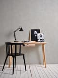 Miniatyrbild 5 av 7: Non woven-tapet uni kulör Profhome 376543-GU lätt texturerad matt färg silver 5,33 m2
