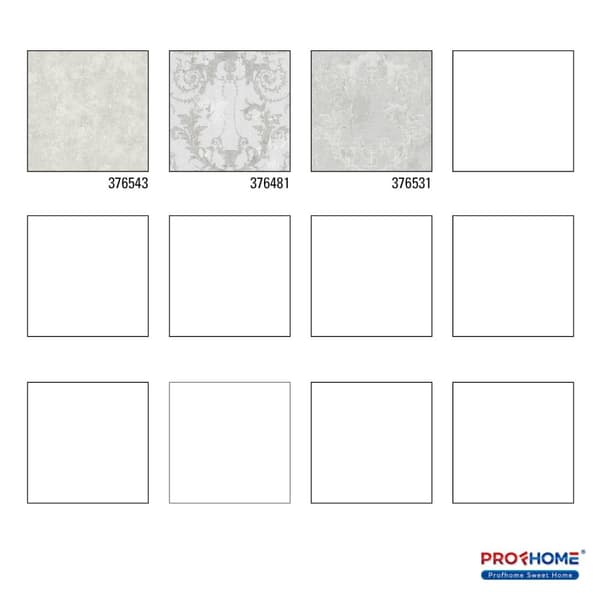 Non woven-tapet uni kulör Profhome 376543-GU lätt texturerad matt färg silver 5,33 m2