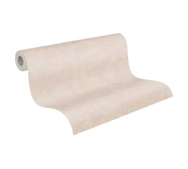 Non woven-tapet uni kulör Profhome 376552-GU lätt texturerad matt färg rosa 5,33 m2