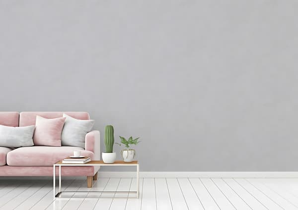 Non woven-tapet uni kulör Profhome 376568-GU lätt texturerad matt färg grå 5,33 m2