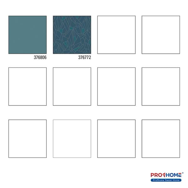 Non woven-tapet uni kulör Profhome 376806-GU slät matt färg teal 5,33 m2