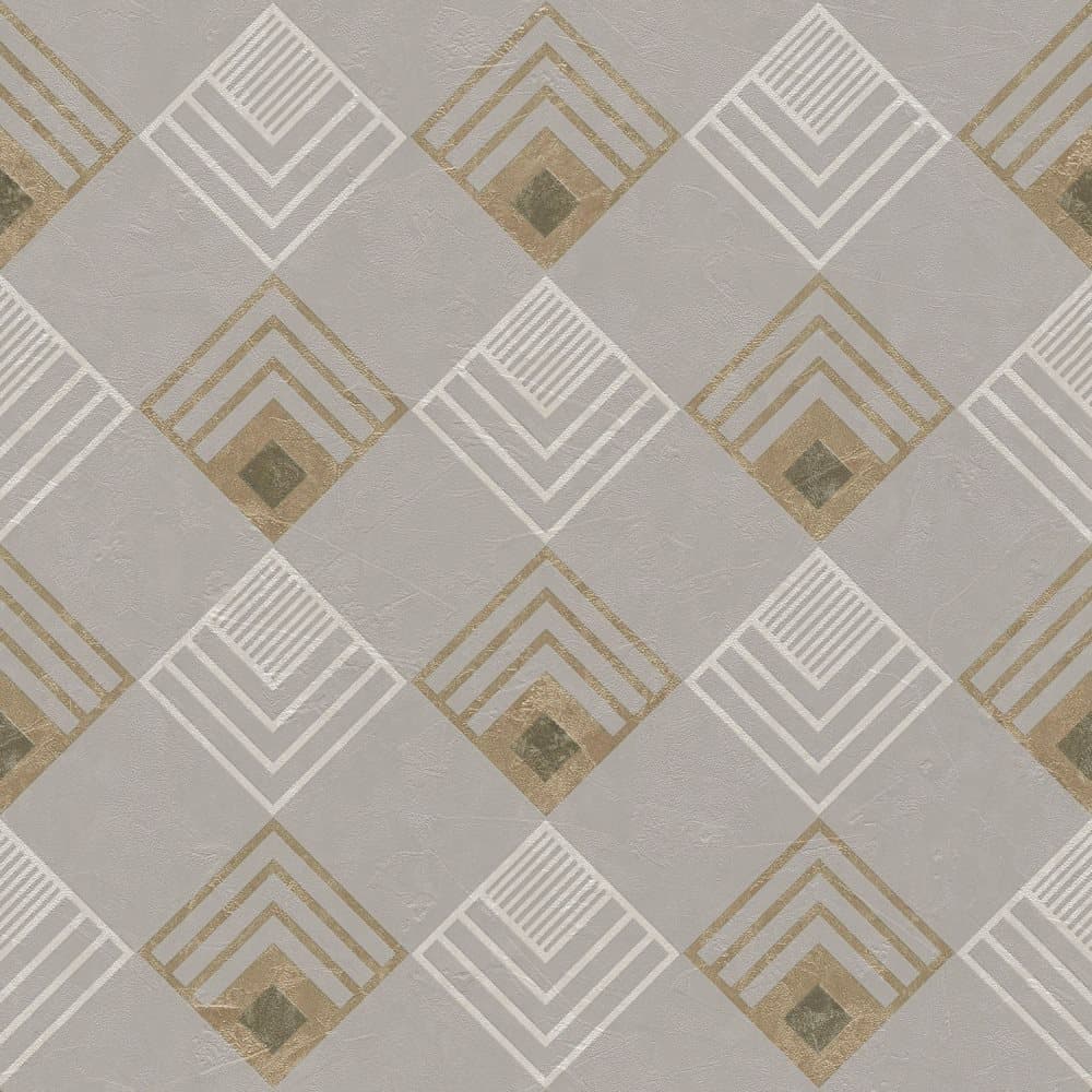 Non woven-tapet abstrakt Profhome 376823-GU lätt texturerad matt färg grå beige vit antracit 5,33 m2