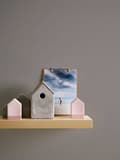 Miniatyrbild 6 av 7: Non woven-tapet uni kulör Profhome 376961-GU lätt texturerad matt färg grå taupe 5,33 m2