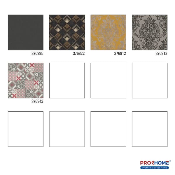 Non woven-tapet uni kulör Profhome 376985-GU lätt texturerad matt färg svart antracit 5,33 m2