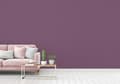 Miniatyrbild 4 av 6: Non woven-tapet uni kulör Profhome 377023-GU slät matt färg violett 5,33 m2